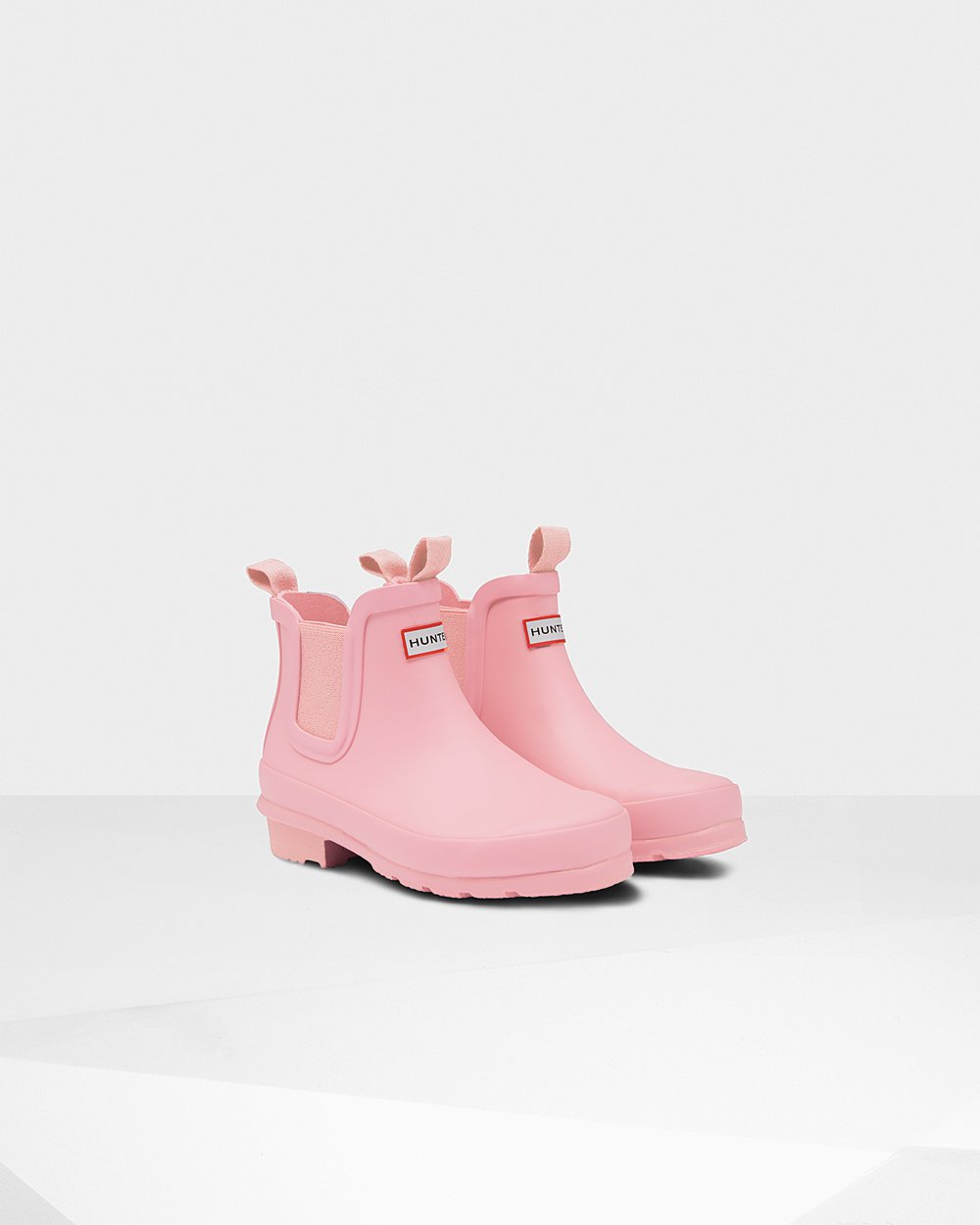 Kids Hunter Original Big - Chelsea Boots Pink - 5207-DOEYL